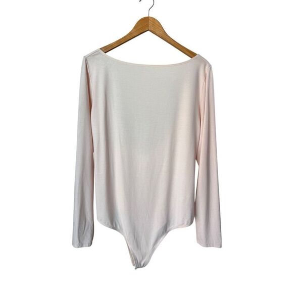 Reformation Winnie Knit Bodysuit In Crystal Pink Size 2X - Picture 5 of 12